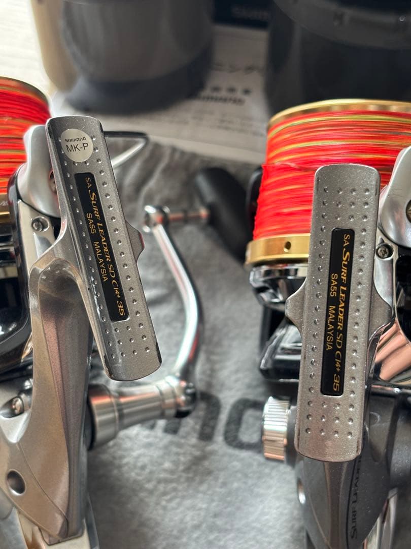 シマノ 13 サーフリーダーSD CI4+ 35 2台セット 夢屋スプール付