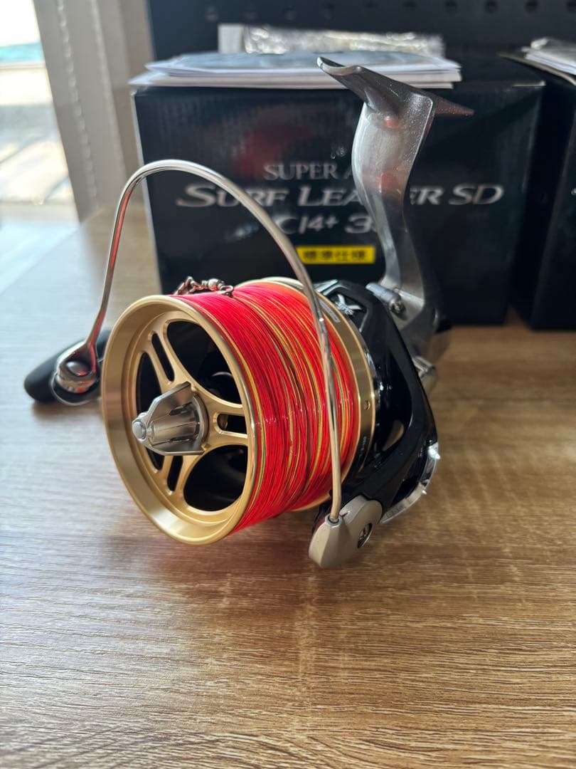 シマノ 13 サーフリーダーSD CI4+ 35 2台セット 夢屋スプール付