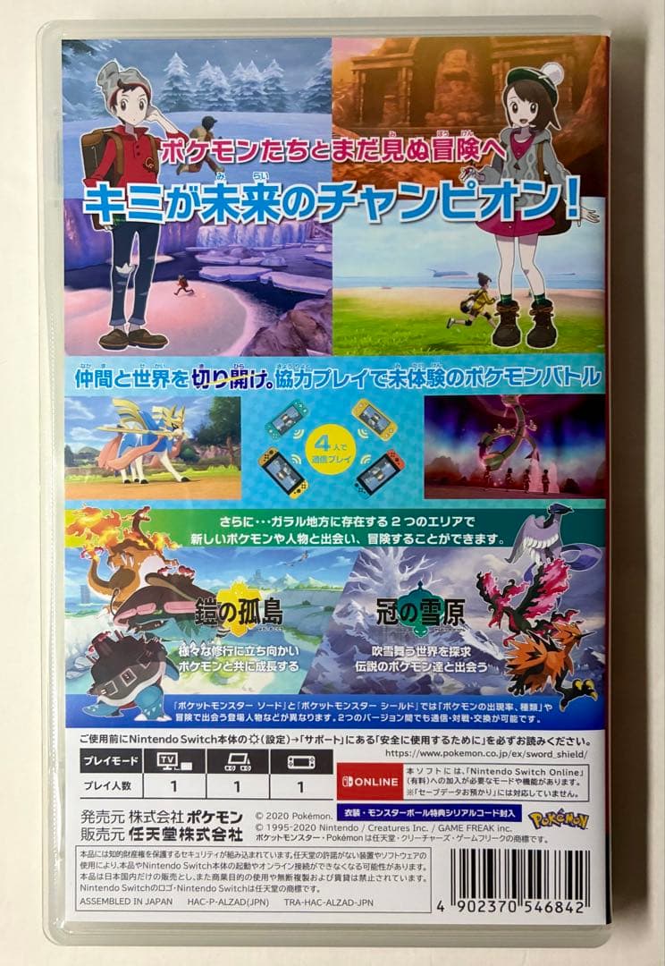 ポケットモンスター　ソード　エキスパンションパス　Nintendo Switch