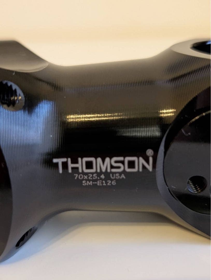 THOMSON ステム 25.4mm×70 アルミ 黒