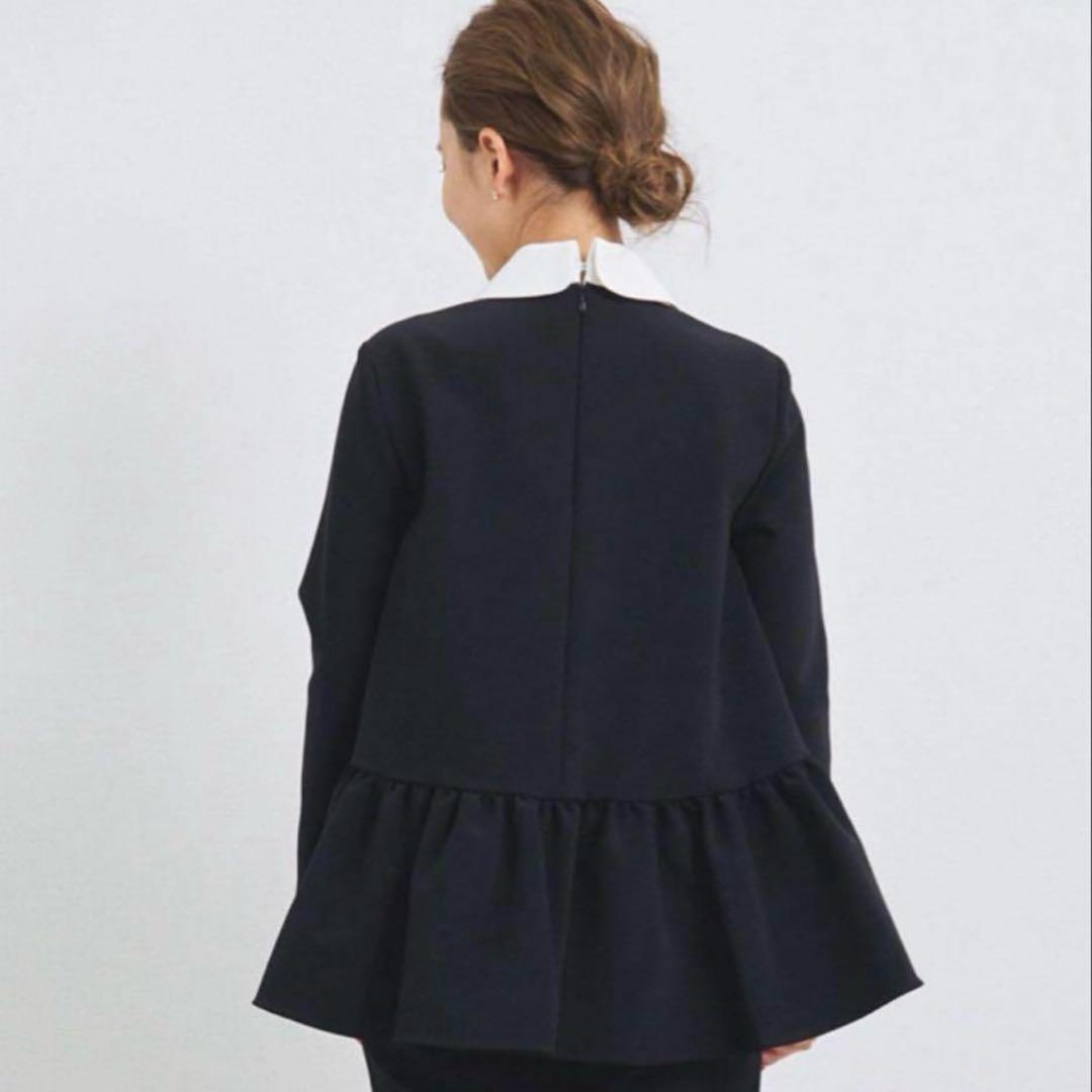 美品　yori ラウンドカラードレスブラウス　セレモニー