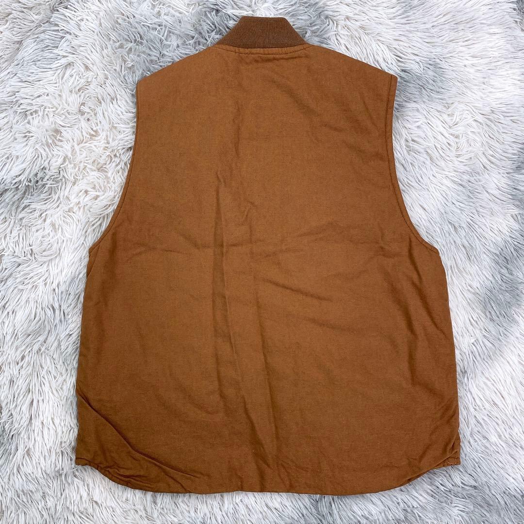 美品 unused ダックベスト ブラウン
