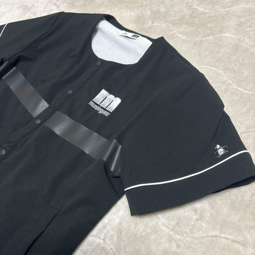 マンシングウェア　エンボイ　中綿ベースボールジャケット　L