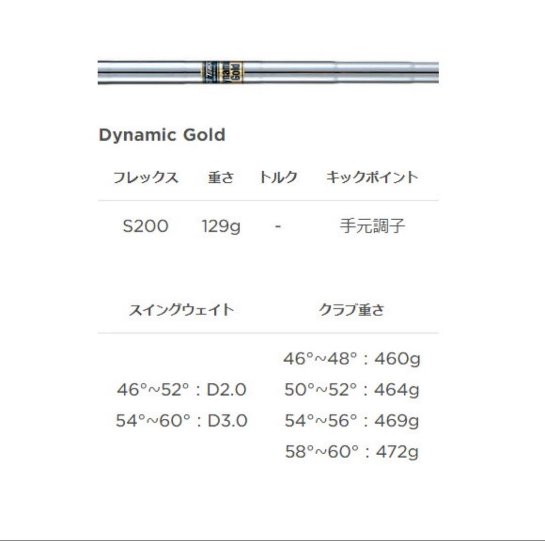 【新品】2023 ボーケイフォージド 58 10M ダイナミックゴールド