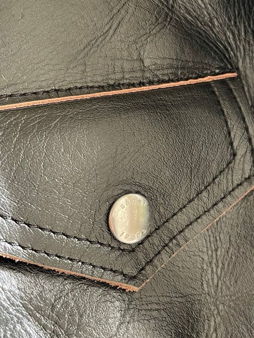 sacai 25ss レザージャケット leather Jacketサイズ4