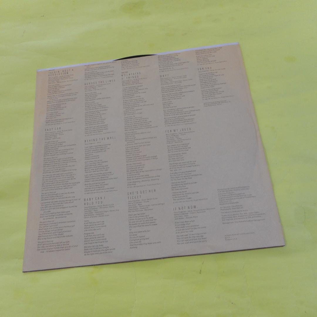 【LP】 Tracy Chapman トレイシー・チャップマン