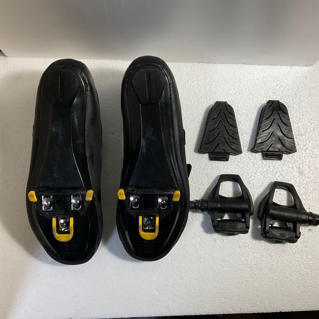 Shimano RC1 ビンディングシューズ・クリート・ビンディングペダル付き