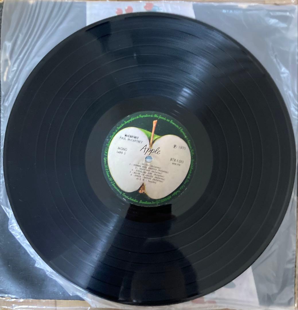 稀少ブラジルオリジナルMono轟音ポールマッカートニーBeatlesレコード