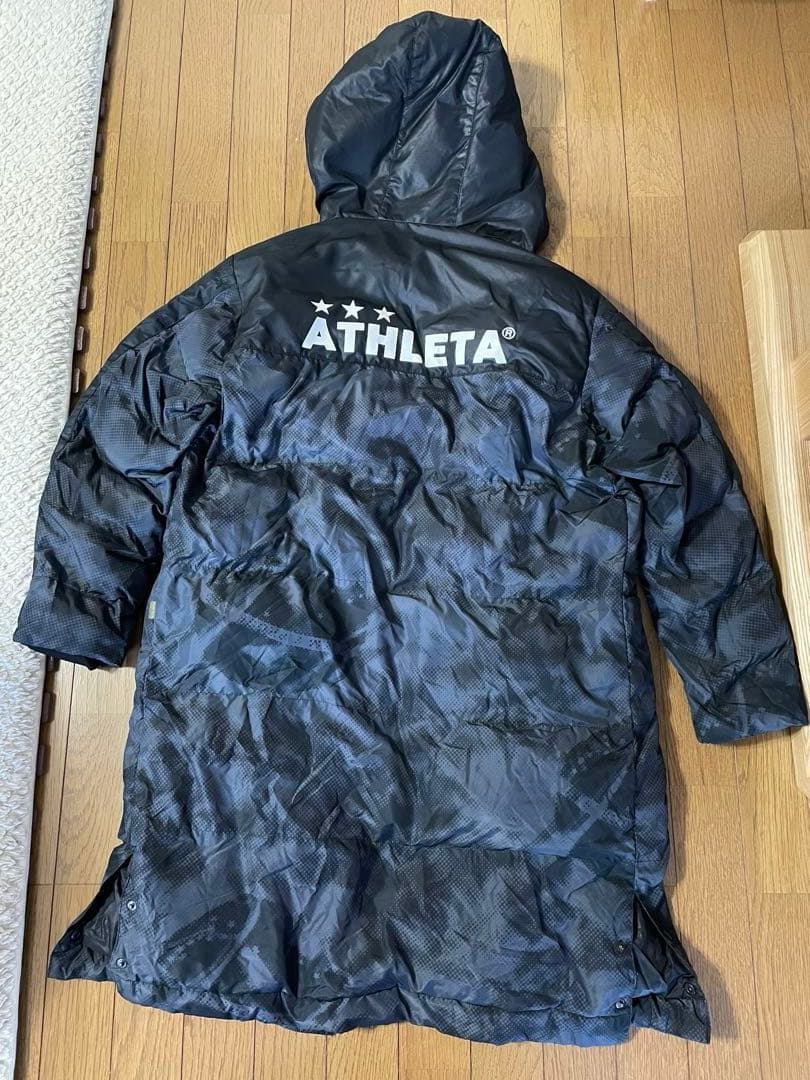 アスレタATHLETAベンチコート160黒