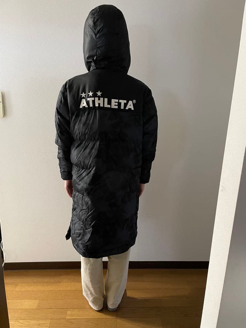 アスレタATHLETAベンチコート160黒