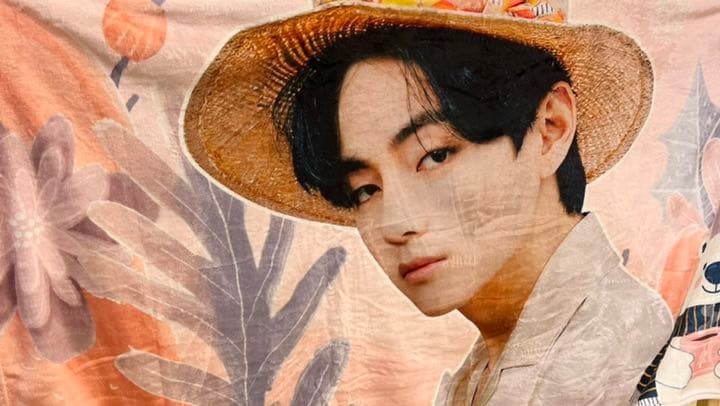 BTS バンタン テテ V ラキドロ マスター ブランケット