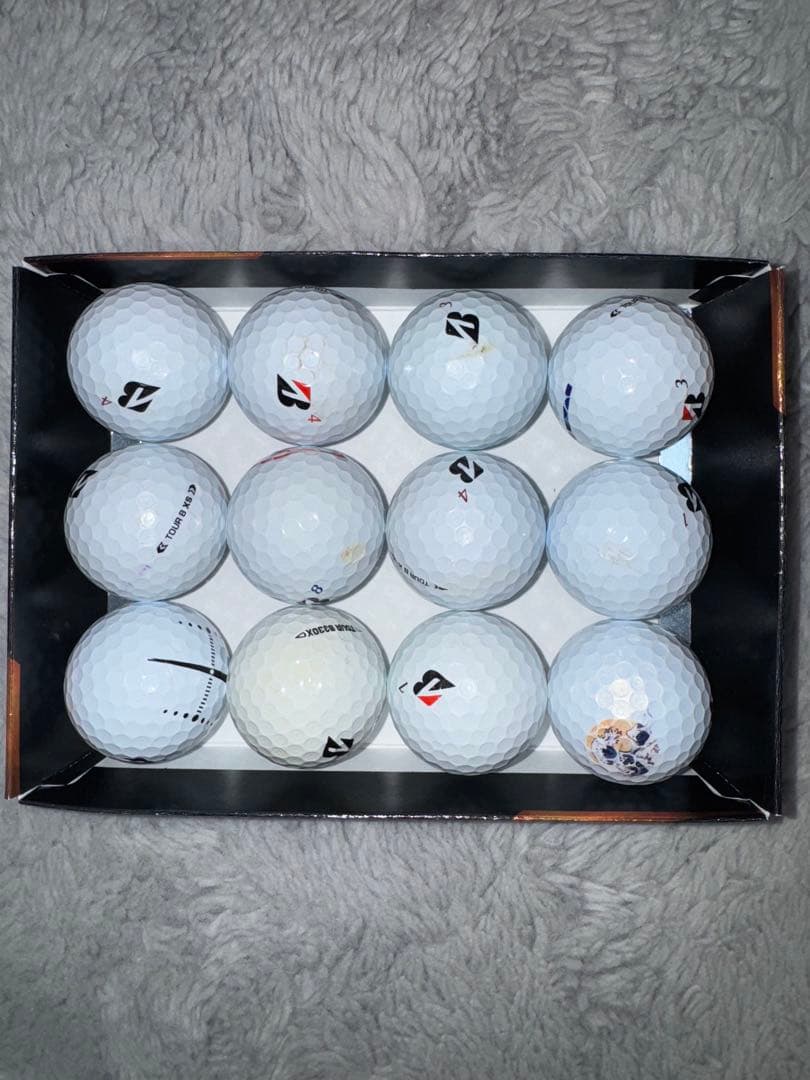 【美品】ブリヂストンTOUR B XS・TOUR B X混合ロストボール 94球