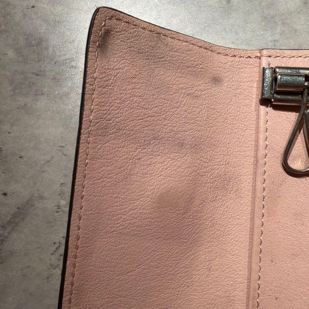 LOUIS VUITTON　ミュルティクレ4　4連キーケース　ピンク