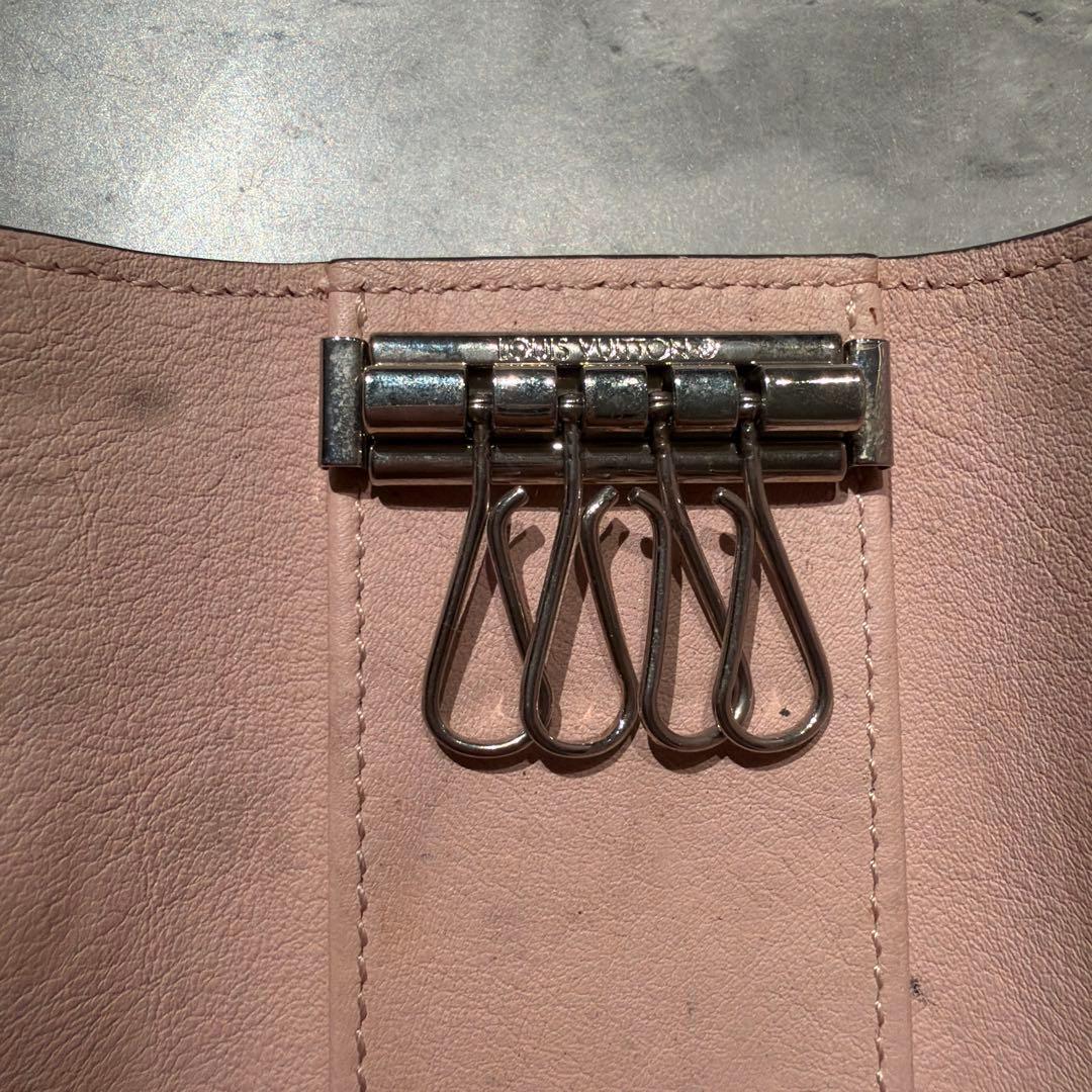 LOUIS VUITTON　ミュルティクレ4　4連キーケース　ピンク