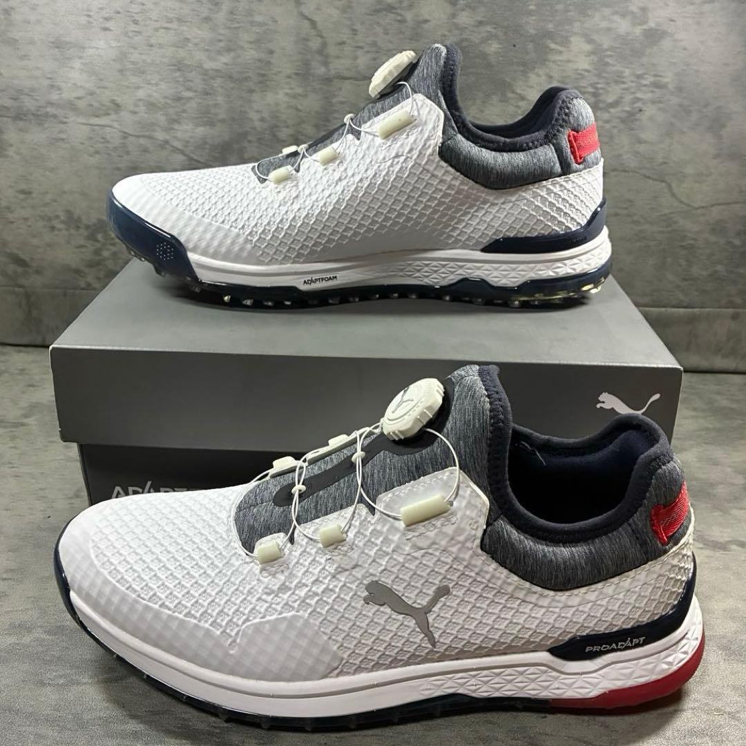 新品 PUMA ゴルフシューズ プロアダプトアルファキャット ディスク 26cm