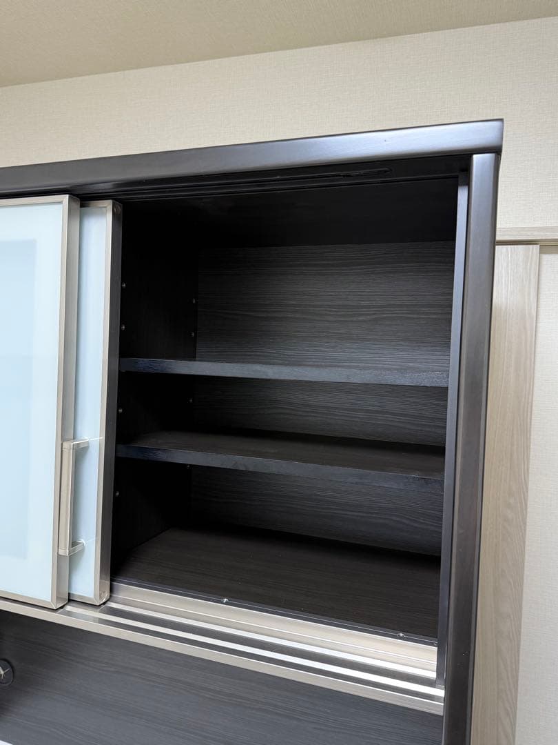 （送料込）ニトリ　キッチンボード(Nポスティア100KB BK）