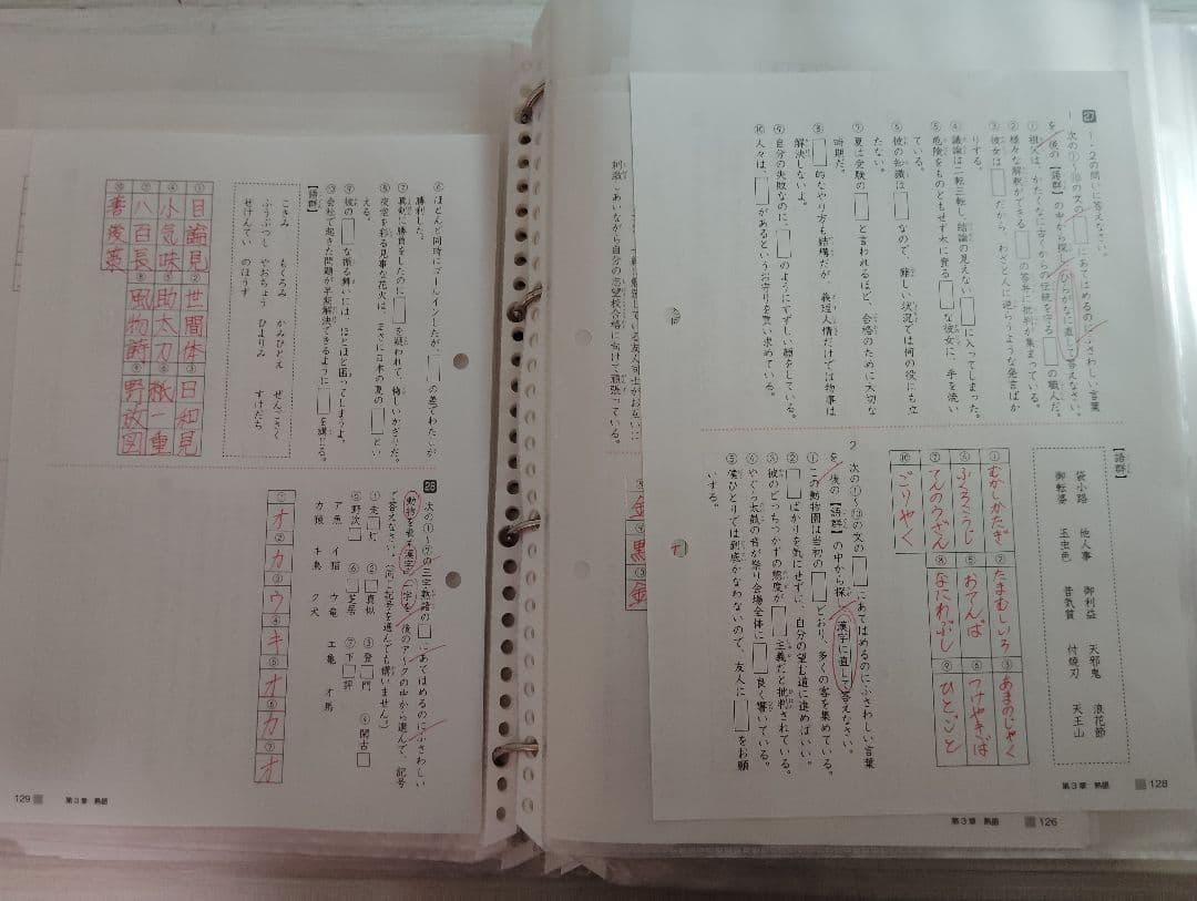 【値下げ】言葉ナビ　サピックス 上巻・下巻セット裁断済み