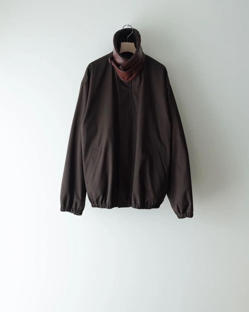 ジャケット・アウター ssstein/ MOUTON COLLAR PADDED JACKET