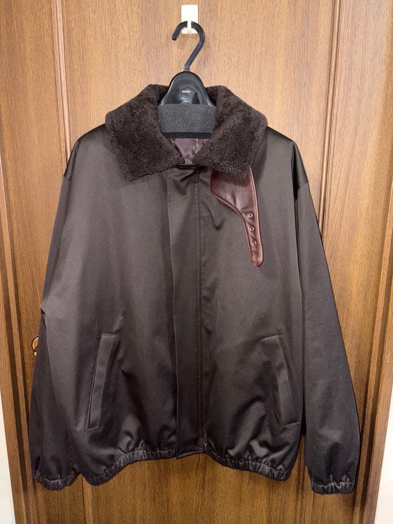 ジャケット・アウター ssstein/ MOUTON COLLAR PADDED JACKET