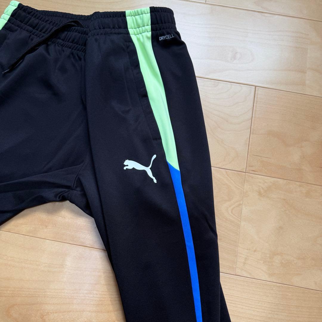 PUMA プーマ　サッカーウェア　上下セット　長袖　パンツ　黒ブラック　M 新品