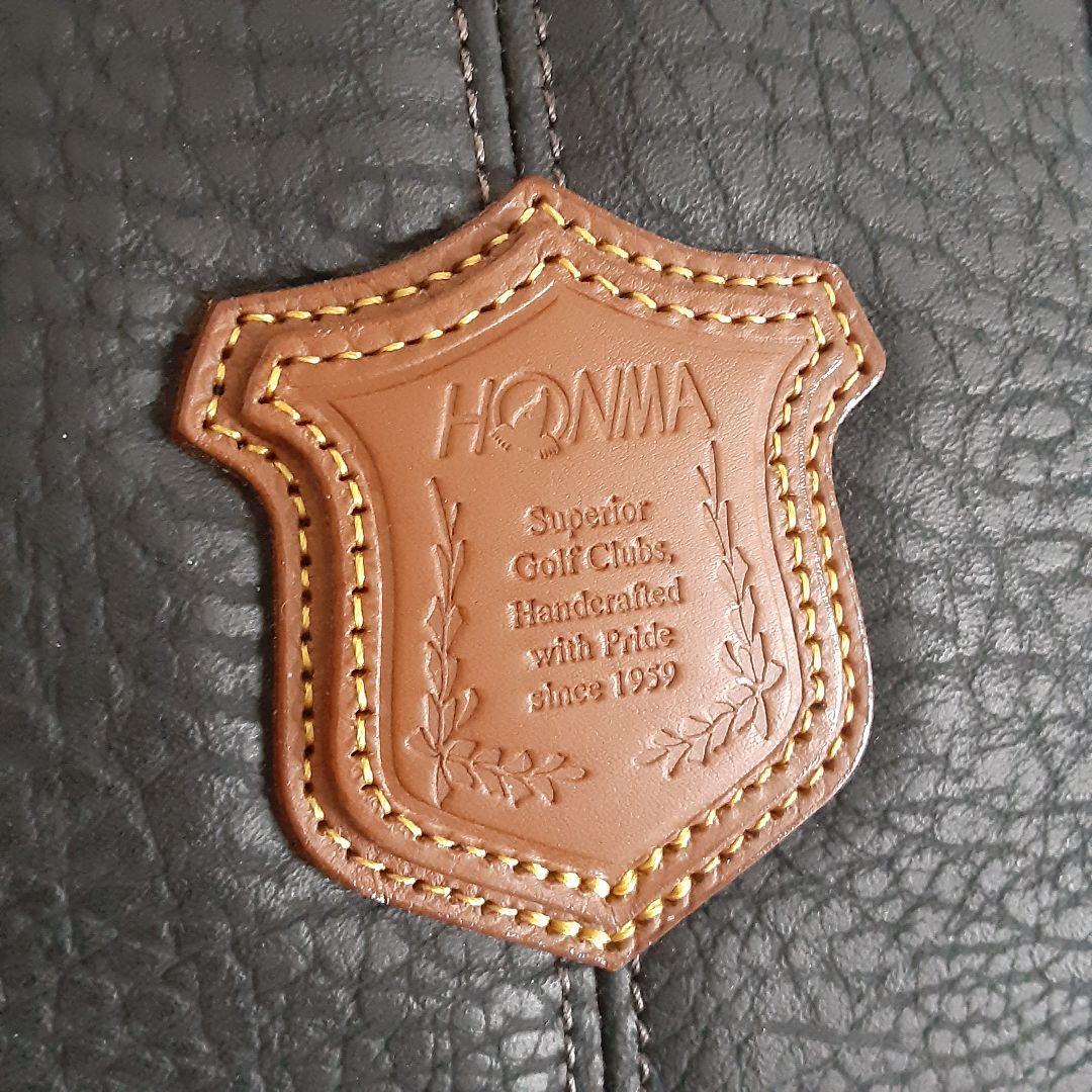 HONMA ホンマゴルフ 本革調レザー ボストンバッグ