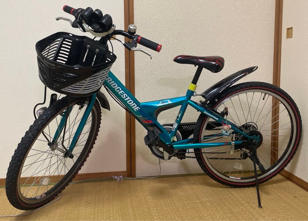 【仙台直接引き渡し】ブリヂストン　エクスプレスジュニア　24インチ　エメラルド