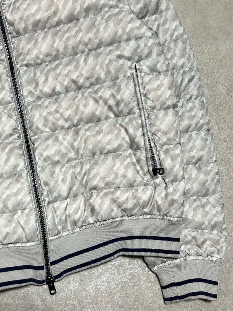 極美品 Callaway 幾何学模様 ダウンジャケット　ダウンベスト L