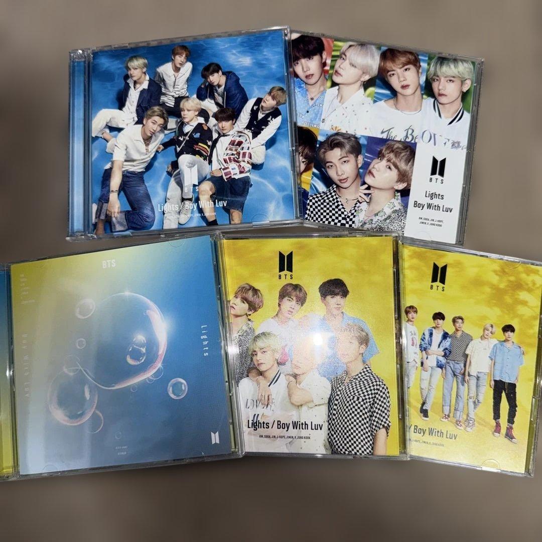 BTS Lights/Boy With Luv 4形態＋1 トレカ付