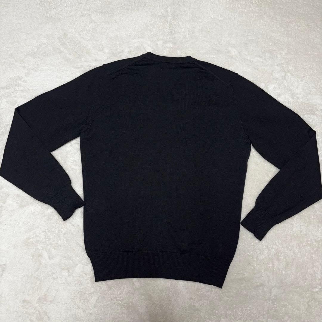 J.LINDEBERG Vネック セーター　メンズ　 Lサイズ　黒