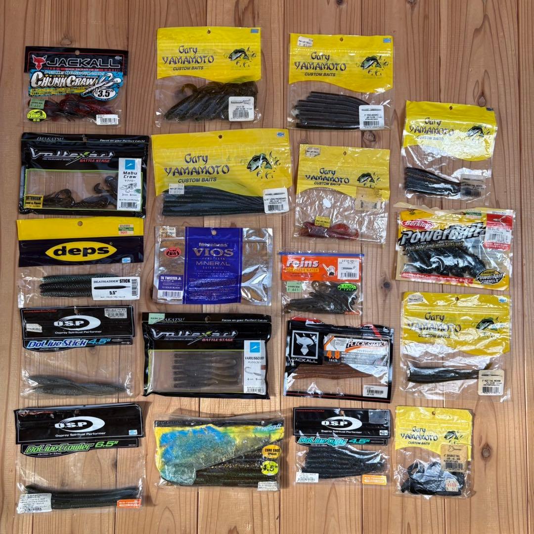 バス釣り引退セット ルアーセット フック シンカー