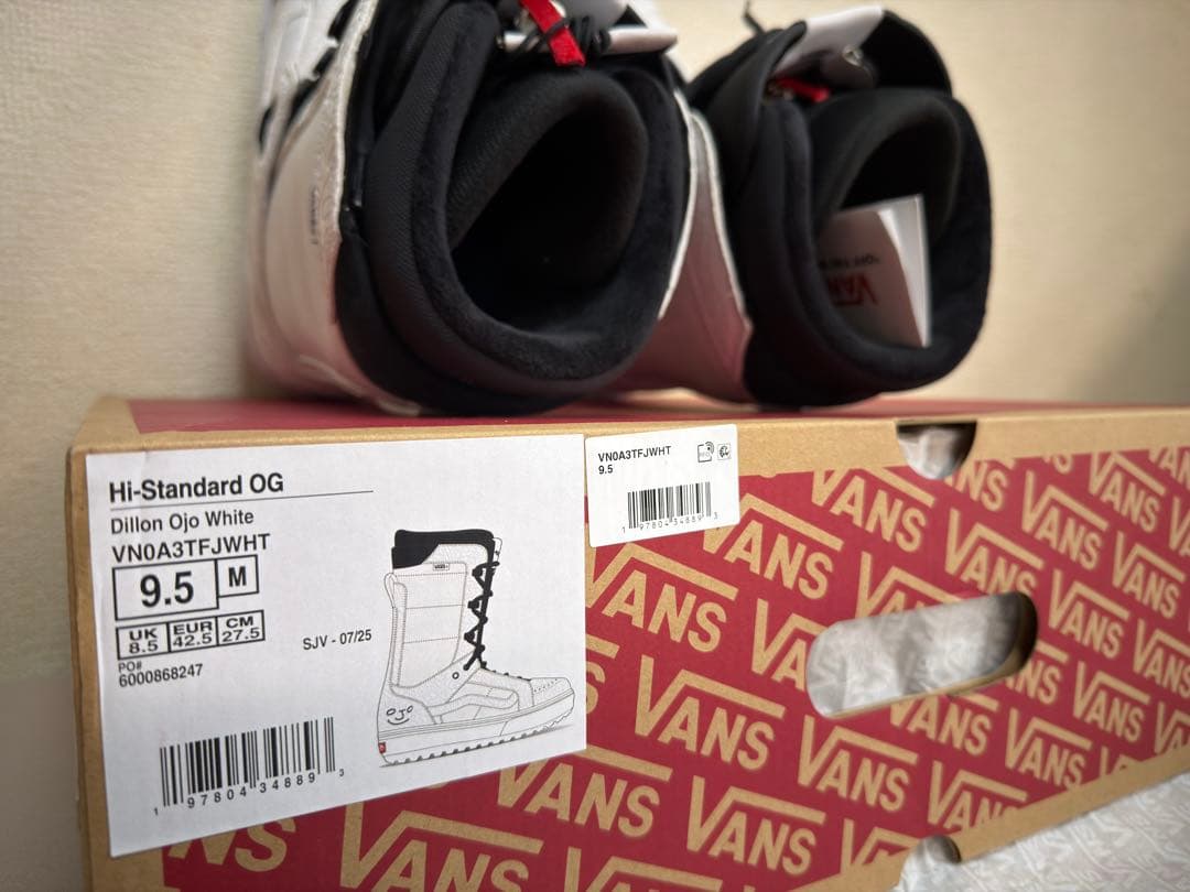 新品 VANS スノーボード ブーツ 27.5cm ホワイト 白
