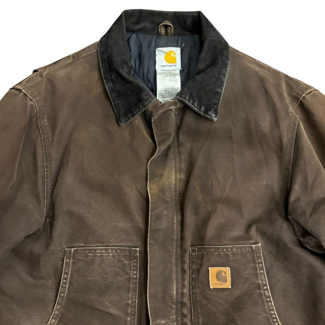 メ*ン様 Carhartt カーハートトラディショナルジャケット ダークブラウン