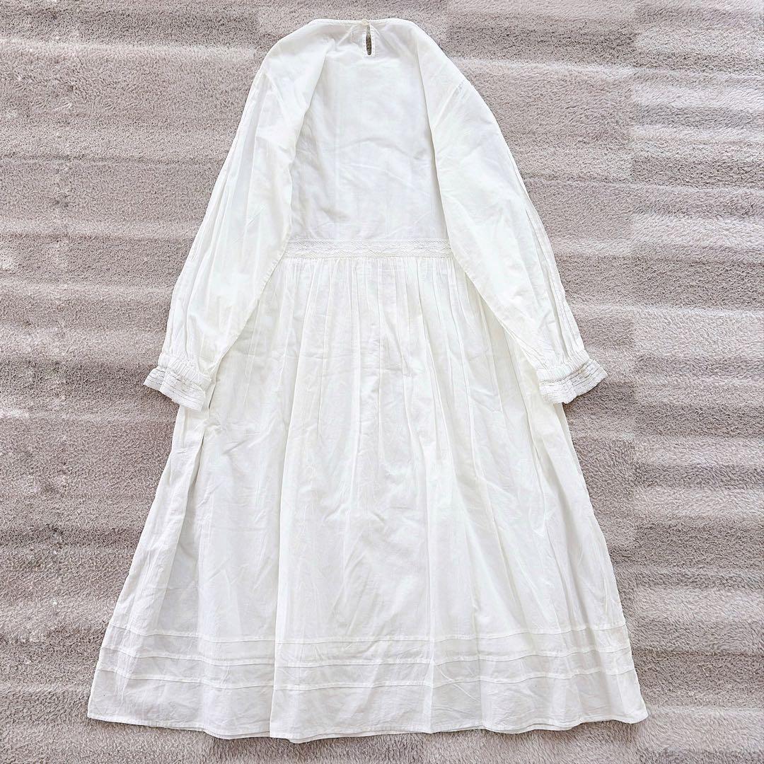 新品　SM2 サマンサモスモス レース切替ワンピース　ロング　インド綿