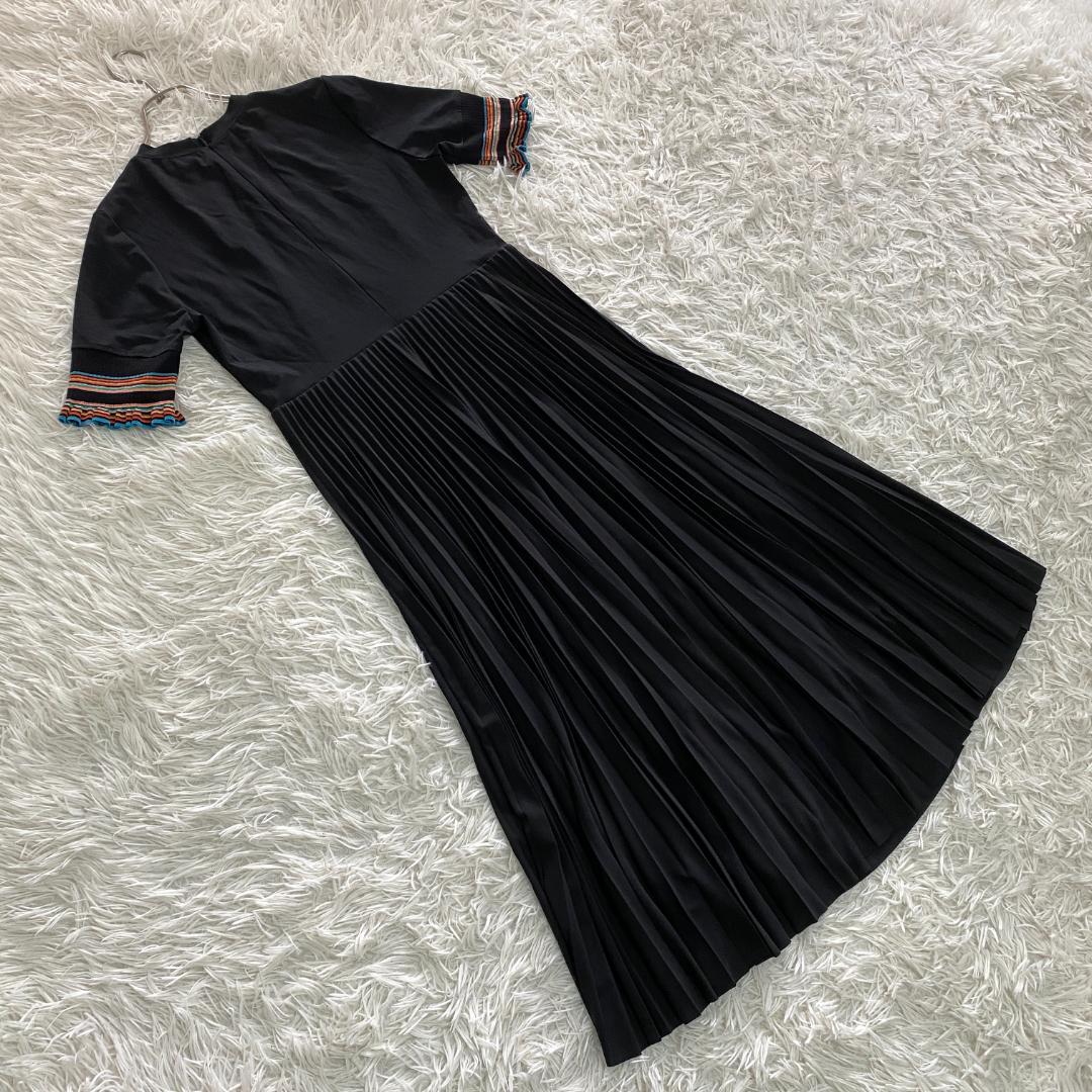 ポールスミス/Paul Smith【M】ワンピース プリーツスカート レーヨン混