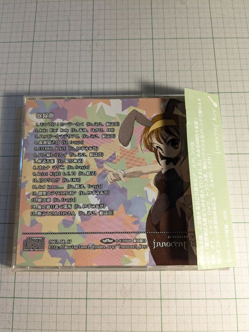 あになべ　もってけあにそん　2007　CD　key　ハルヒ