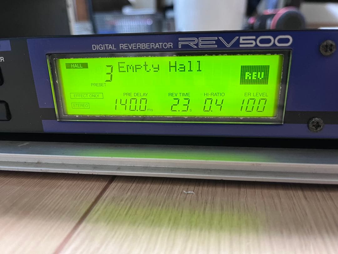 YAMAHA REV500 デジタルリバーブエフェクター/おまけラックケース付き