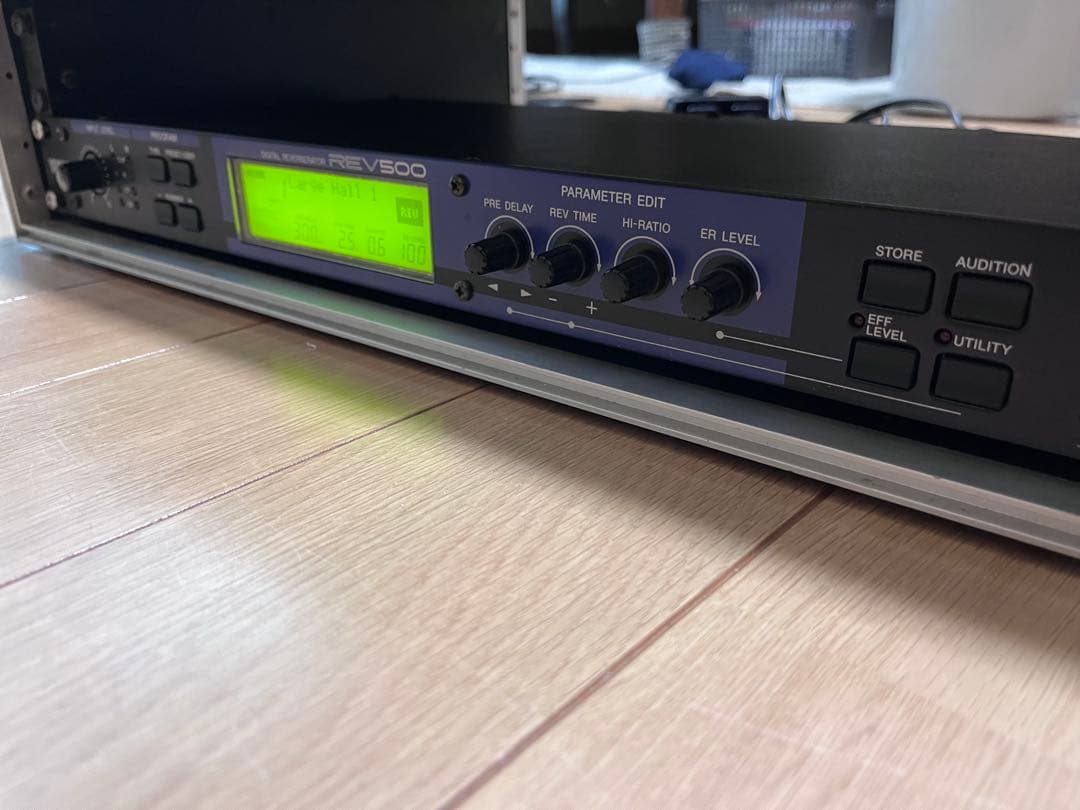 YAMAHA REV500 デジタルリバーブエフェクター/おまけラックケース付き