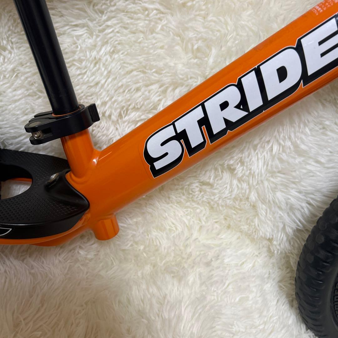 【美品】STRIDER バランスバイク スポーツ オレンジ 12インチ