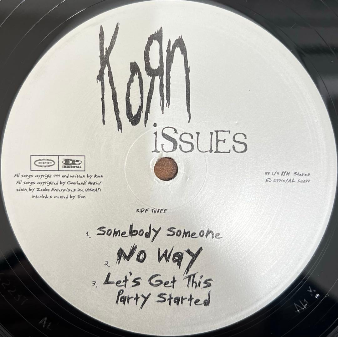 【2LP/US盤】KORN / Issues E263710