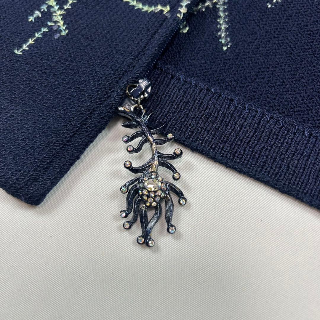 P485 L セントジョン スタッズ 刺繍 ラインストーン JKT レディース
