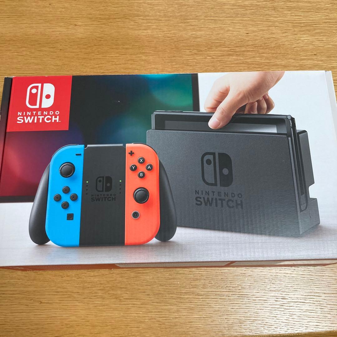 【中古】Nintendo Switch 本体 ジョイコン付き 箱あり 訳あり