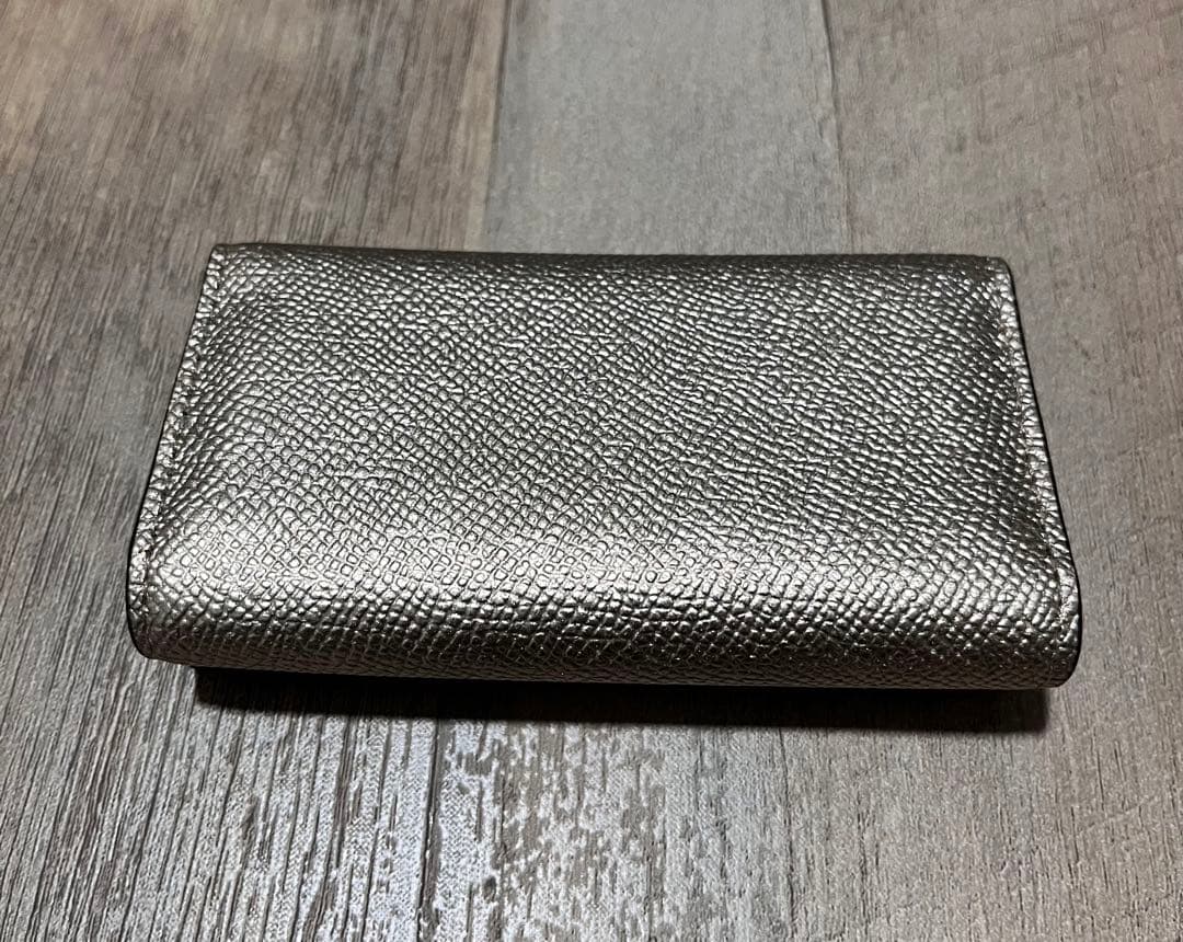 COACH コーチ シルバー レザー キーケース　新品/未使用