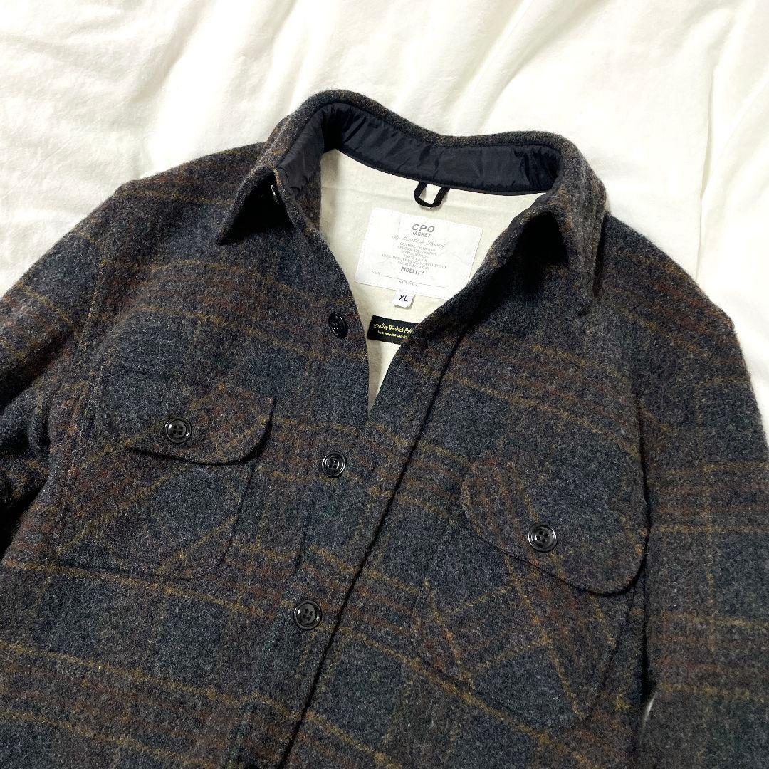 ■美品■USA製　フィデリティ　CPOジャケット　ウール　XL　FIDELITY