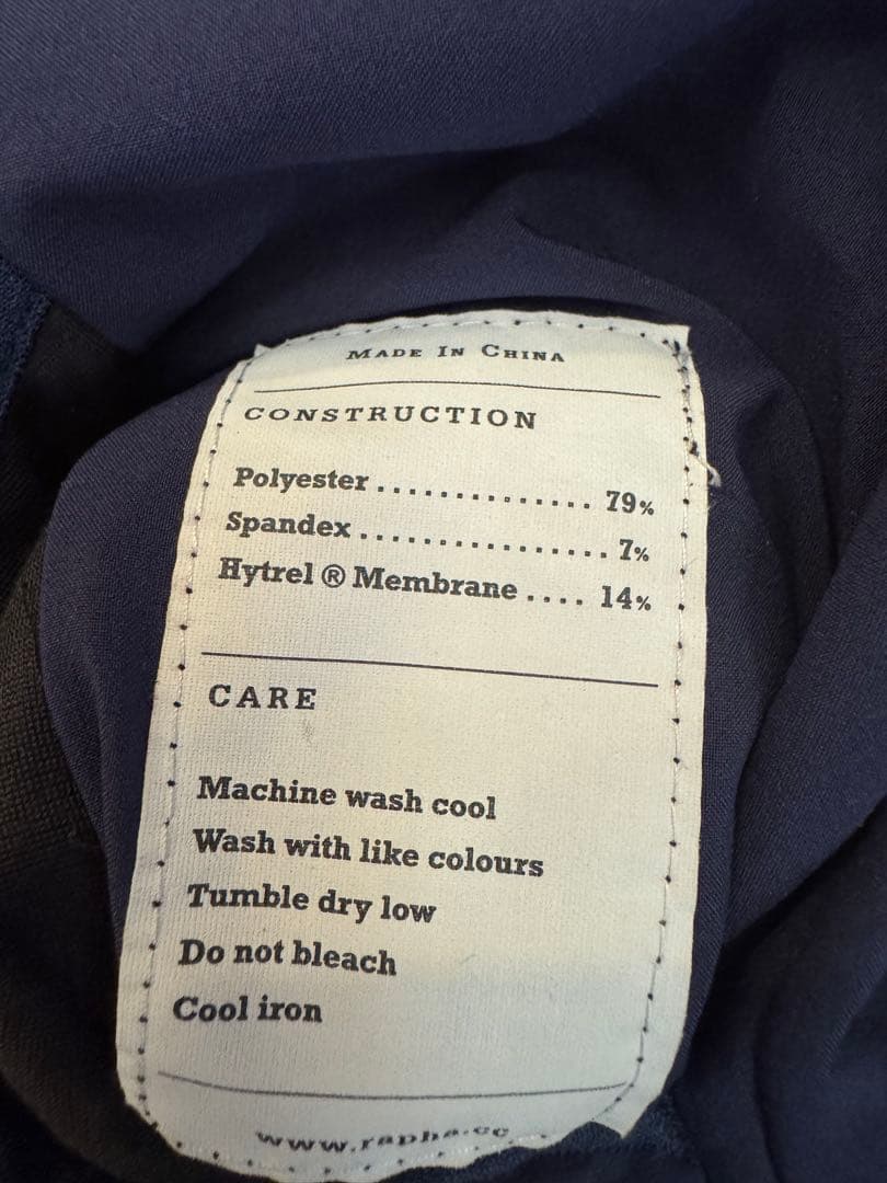 【ぺぇたー】Rapha サイクルジャケット L ダークブルー