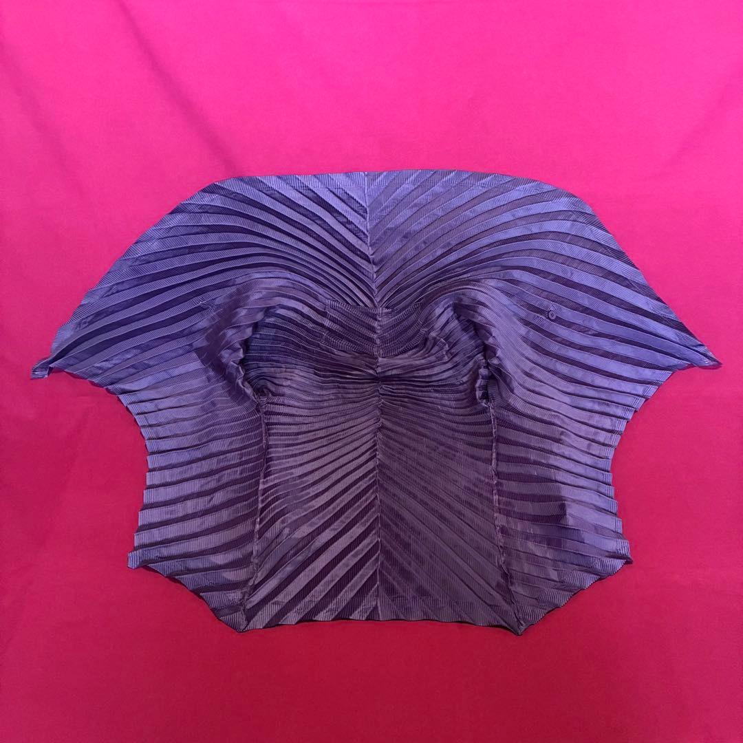 タグ取れ商品 ISSEY MIYAKE カシュクールデザイン プリーツジャケット