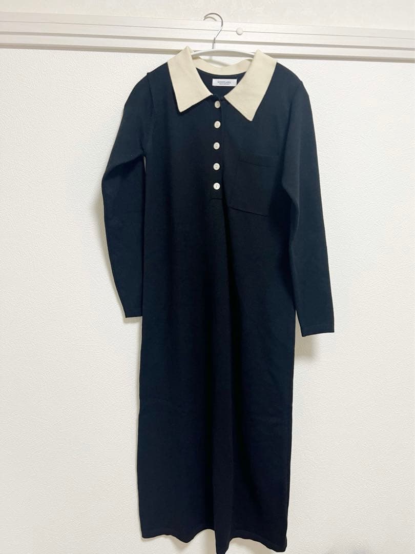 URBAN RESEARCH Sonny Label ニットポロワンピース