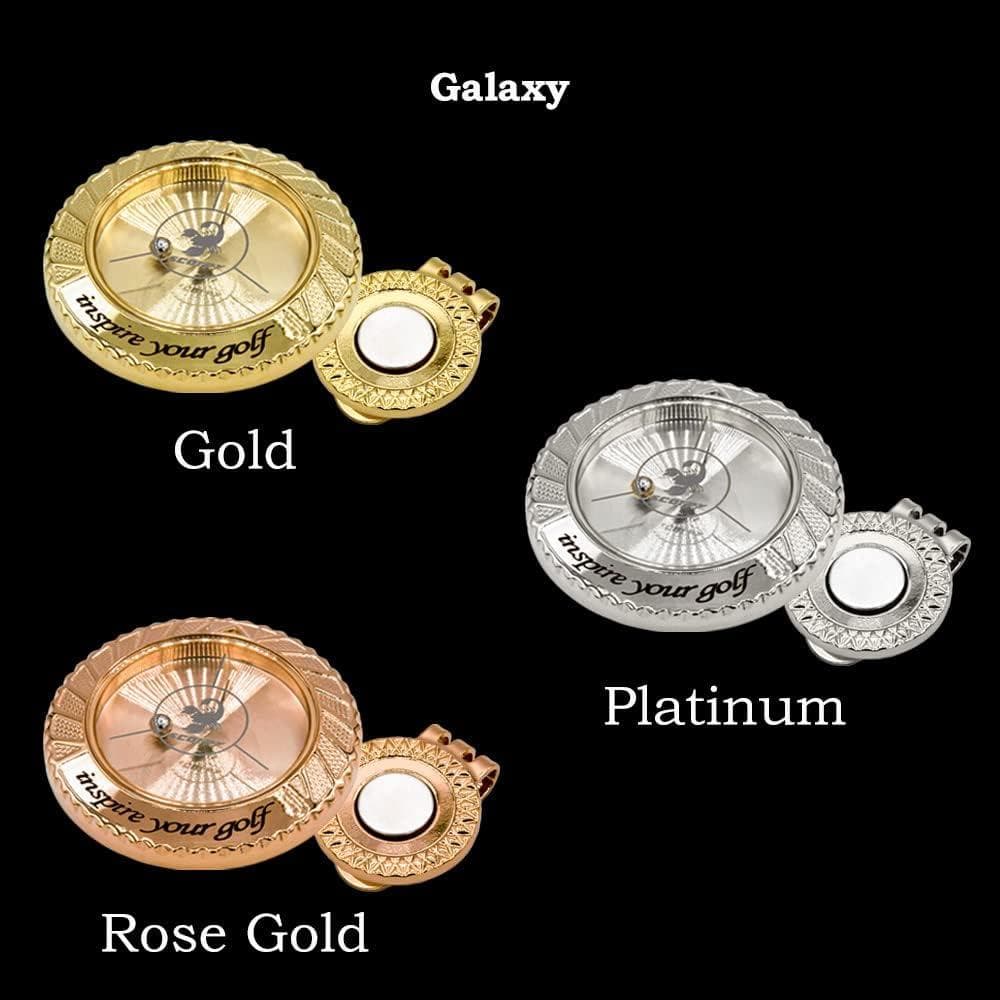スコルピ水平器ボールマーカー　Galaxy　ギャラクシー　刻印なし　プラチナ