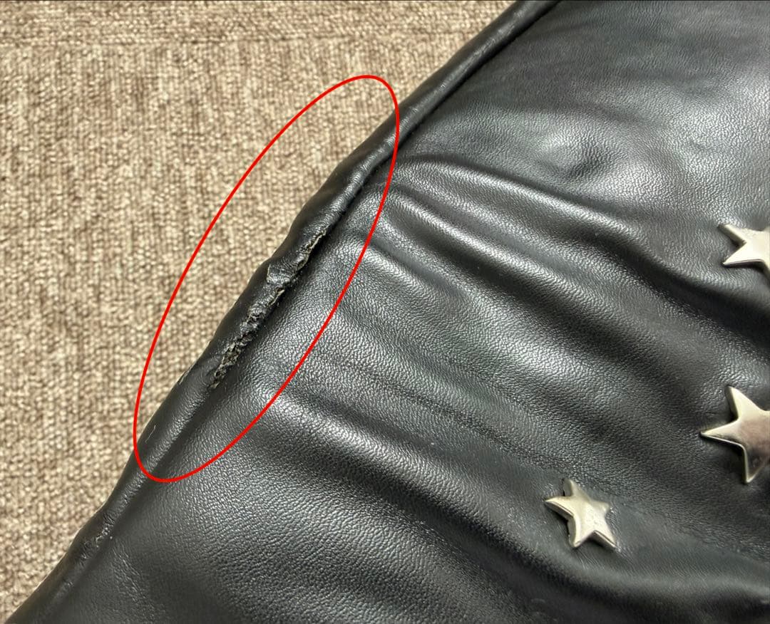 V12 STAR STUDS キャディバッグ　超希少なブラック&シルバースター