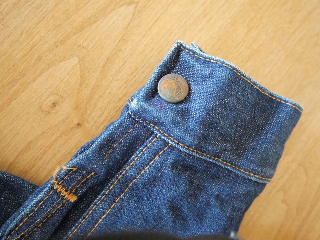 【極美品】70年代ラングラー 124mj デニムジャケットsize 34