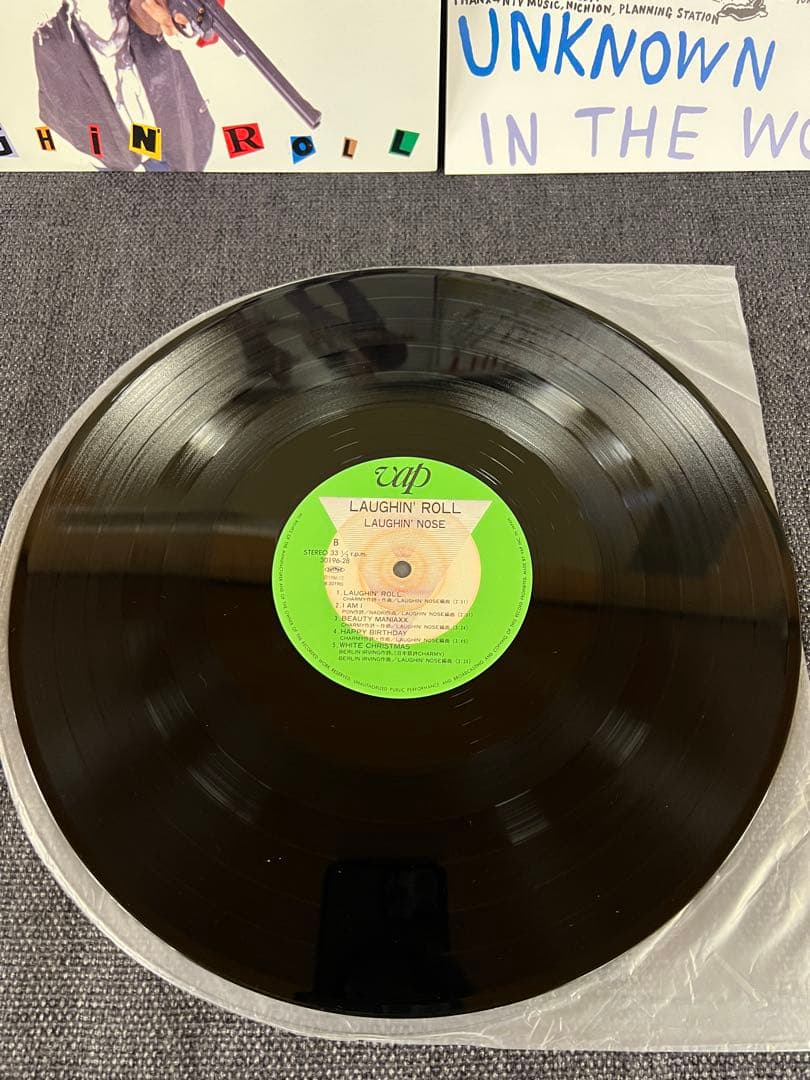 1986年 ラフィンノーズ LAUGHIN’ ROLL 美盤 LP VAP盤